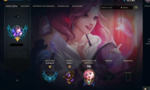Conta Lol Platina Mmr Diamante - Ultimate Seraphine Kda - League of Legends