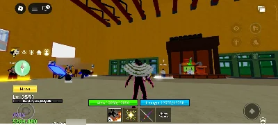 Conta de blox fruits lvl acima de 2500 - Roblox