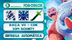 💀 Blox Fruits > 30M Bounty + Raça V4 Full Aleatória + Cdk - Roblox