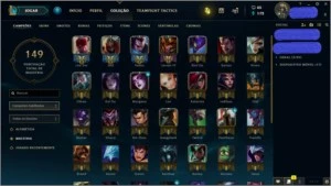 CONTA NVL 112 PLATINA II 56 CHAMPS 13 SKINS POR R$100,00 - League of Legends LOL