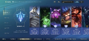Conta Wild rifit, Desafiante 89 pontos, máximo dessa temp 94 - League of Legends: Wild Rift LOL WR