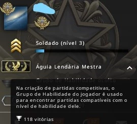 CONTA CSGO PRIME PATENTE ÁGUIA MESTRE SEM RISCO DE BANIMENTO - Counter Strike