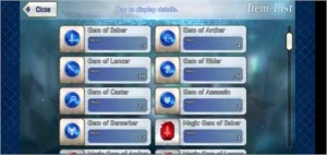 Conta Fate Go SSR SR + ITENS - Fate Grand Order