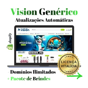 Tema Vision Generico + Script Checkout Yampi + Aulas