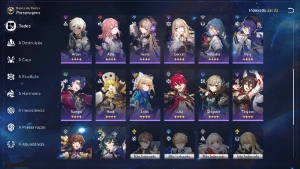 StarRail 69 Com Jingliu, SeeleE1, Silver Wolf Entre Outros - Genshin Impact