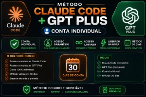 Método Claude Ai Pro + Gpt Plus - Outros