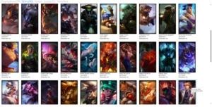 IMPERDÍVEL: 80 SKINS E 79 CAMPEÕES - League of Legends LOL