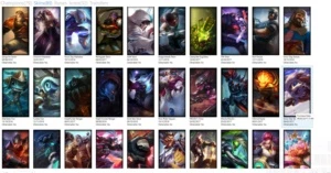 IMPERDÍVEL: 80 SKINS E 79 CAMPEÕES - League of Legends LOL