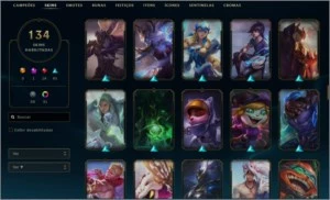 Conta D3 All champs 134 skins - League of Legends LOL