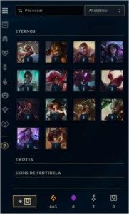Conta D3 All champs 134 skins - League of Legends LOL