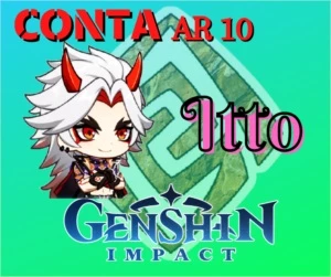Conta Reroll Ar 7-11 com Arataki Itto - Genshin Impact