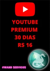 CONTA YOUTUBE PREMIUM 30 DIAS ! - Assinaturas e Premium
