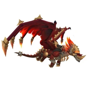 Personagem com montaria gladiador Season 1 Dragonflight - Blizzard