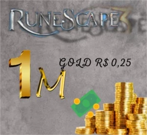 1M GOLD RS3 R$ 0,25 - Runescape