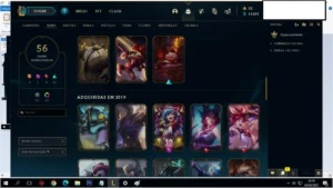 CONTA GOLD 4 COM 11K DE EA E 2200 DE ESSÊ LARANJA 56 CHAVES - League of Legends LOL