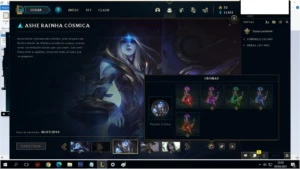 CONTA GOLD 4 COM 11K DE EA E 2200 DE ESSÊ LARANJA 56 CHAVES - League of Legends LOL