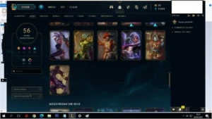 CONTA GOLD 4 COM 11K DE EA E 2200 DE ESSÊ LARANJA 56 CHAVES - League of Legends LOL