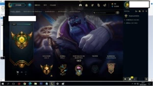 CONTA GOLD 4 COM 11K DE EA E 2200 DE ESSÊ LARANJA 56 CHAVES - League of Legends LOL