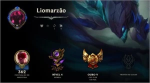 Conta League of Legends Gold (97 Skins;112 Ícones;12 Wards) LOL