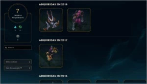 Conta League of Legends Gold (97 Skins;112 Ícones;12 Wards) LOL
