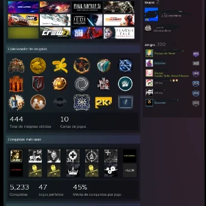 Conta Steam Pessoal 2.300 Jogos 8 Anos Lvl 122 Sem Vac