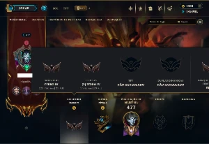 Ferro 4 com TODOS os Champs e 659 Skins +6 Prestigios - League of Legends LOL