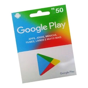 Gift Card Googleplay- R$50,00 - Google Play