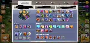 Conta CV 14 semi full faltando muros e algumas tropas - Clash of Clans