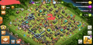 Conta CV 14 semi full faltando muros e algumas tropas - Clash of Clans