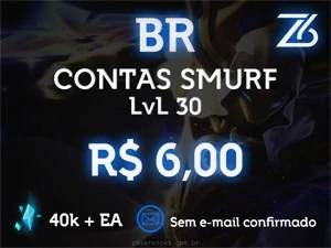(BR) CONTA SMURF LVL 30! - League of Legends LOL