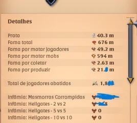 Conta Albion 650M De Fama - Email Propio - Albion Online