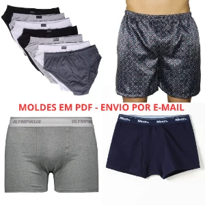 Kit Molde Cuecas Infantil Molde Completo para o Homem - Others