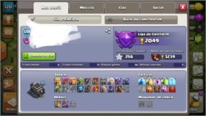 CONTA CLASH OF CLANS CV9 FULL