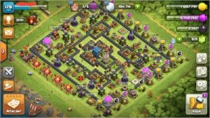 Conta clash of clans CV12 recente