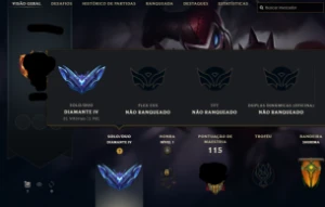 Conta D4 61Champs 15Skins - League of Legends LOL