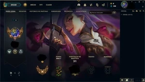 Conta com 2 skin léndaria - League of Legends LOL