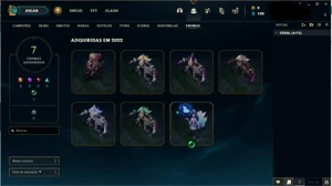Conta com 2 skin léndaria - League of Legends LOL