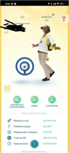 CONTA POKEMON GO LVL 50 HARDCORE - Pokémon