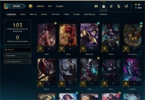 CONTA SMURF PRA SAIR LOGO - League of Legends LOL