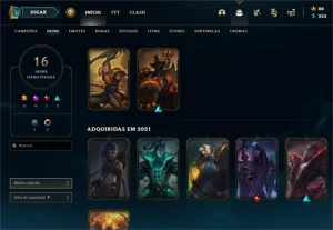 CONTA SMURF PRA SAIR LOGO - League of Legends LOL