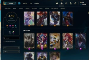 conta lol gold 469 skins - League of Legends