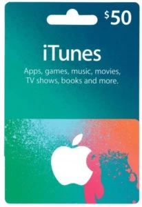 Conta Apple Americana com $50 Dólares iTunes Gift Card - iTunes Gift Cards