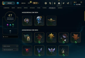 Conta Lol Nível 669 Todos Os Campeões, 509 Skins, 322 Ícones - League of Legends