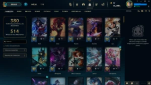 Conta do lol - Lvl 331 - 317 skins - 12 míticas 4 ultimates - League of Legends