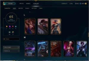 vendo conta de lol ouro 2 - League of Legends