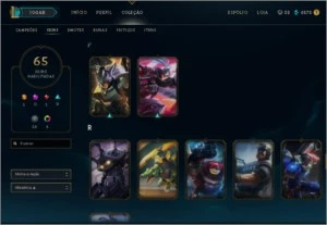 vendo conta de lol ouro 2 - League of Legends