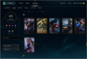 vendo conta de lol ouro 2 - League of Legends