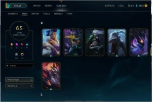 vendo conta de lol ouro 2 - League of Legends