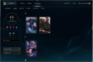 vendo conta de lol ouro 2 - League of Legends
