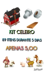 Vendo Itens e kits Jogo Hay Day